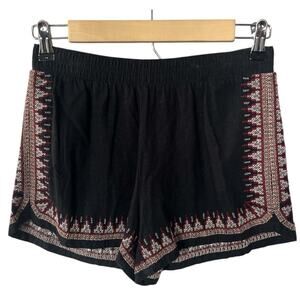Abercrombie & Fitch Black Embroidered Trim Shorts Size XS